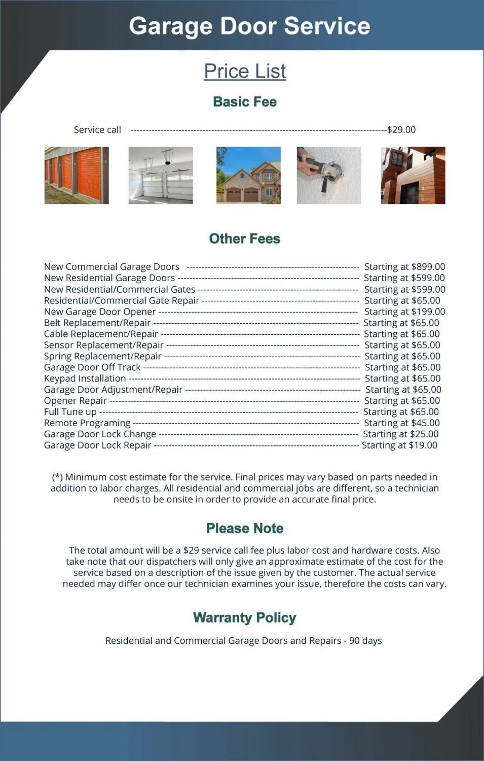 Golden Garage Door Service Des Plaines, IL 847-766-0614